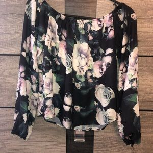Floral Off-The-Shoulder Top